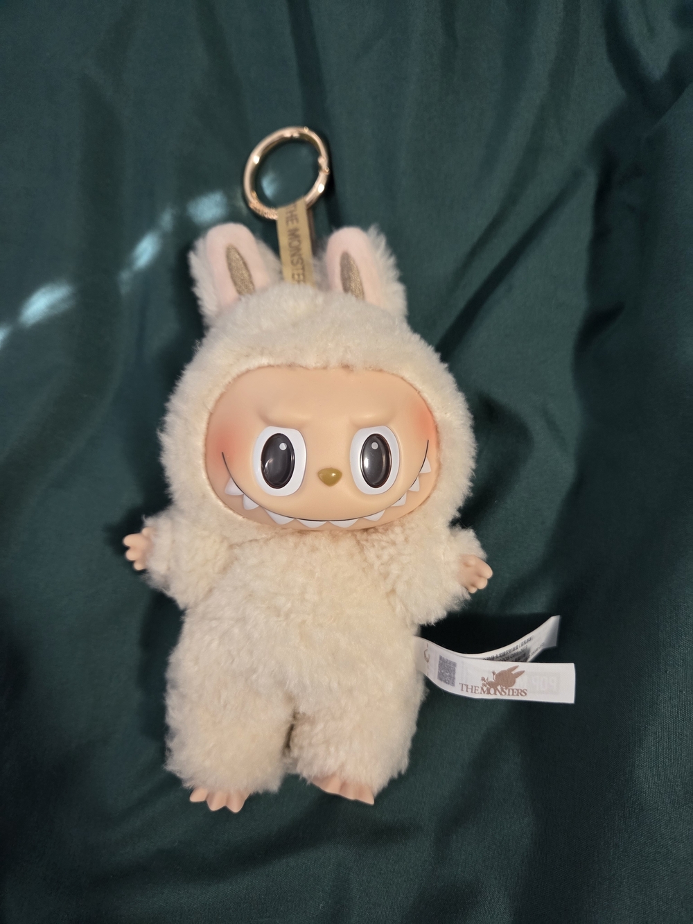 The Monsters Cream Plush Key & Card Holder